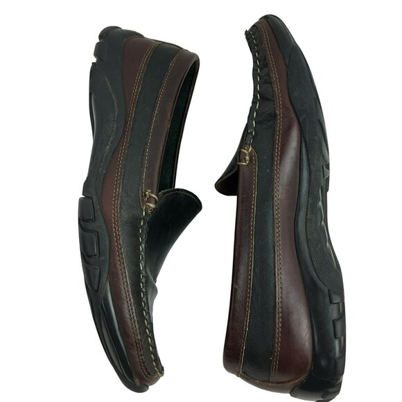 Allen Edmonds Boulder Leather Loafers Mens 10.5 D Black & Brown Slip-On main image 13